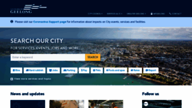What Geelongaustralia.com.au website looked like in 2020 (3 years ago)