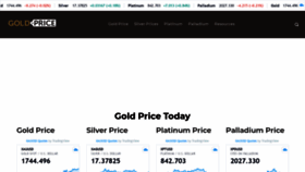 What Goldprice.com website looked like in 2020 (3 years ago)