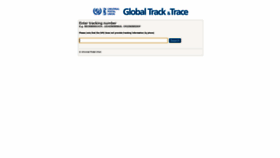 What Globaltracktrace.ptc.post website looked like in 2020 (3 years ago)