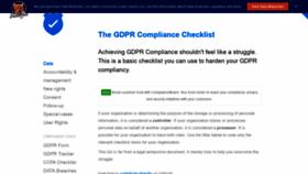 What Gdprchecklist.io website looked like in 2020 (3 years ago)