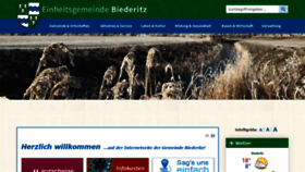 What Gemeinde-biederitz.eu website looked like in 2020 (3 years ago)