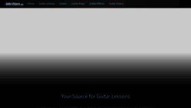 What Guitaristsource.com website looked like in 2020 (3 years ago)
