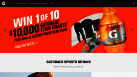 What Gatorade.com.au website looked like in 2020 (3 years ago)