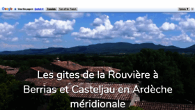 What Gite-berrias-ardeche.com website looked like in 2020 (3 years ago)