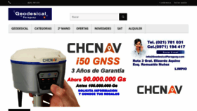 What Geodesicalparaguay.com website looked like in 2020 (3 years ago)