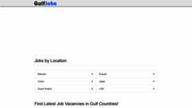 What Gulfjobs.com website looked like in 2020 (3 years ago)