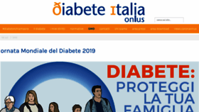 What Giornatadeldiabete.it website looked like in 2020 (3 years ago)