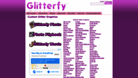 What Glitterfy.com website looked like in 2020 (3 years ago)