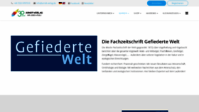 What Gefiederte-welt.de website looked like in 2020 (4 years ago)