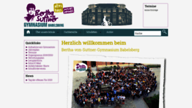 What Gymnasium-babelsberg.de website looked like in 2020 (4 years ago)