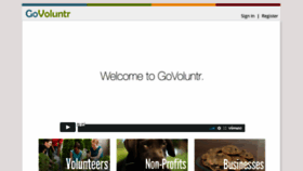 What Govoluntr.com website looked like in 2020 (3 years ago)
