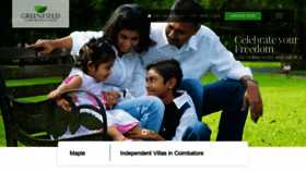 What Greenfieldhousingindia.com website looked like in 2020 (3 years ago)