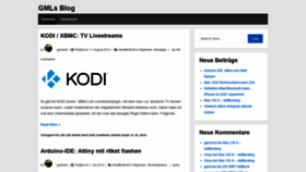 What Gmlblog.de website looked like in 2020 (4 years ago)