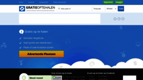 What Gratisoptehalen.nl website looked like in 2020 (3 years ago)