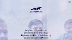 What Groupelephant.com website looked like in 2020 (3 years ago)