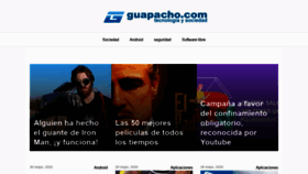 What Guapacho.com website looked like in 2020 (3 years ago)