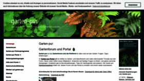 What Garten-pur.de website looked like in 2020 (3 years ago)
