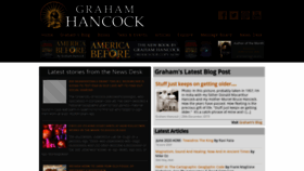 What Grahamhancock.com website looked like in 2020 (3 years ago)