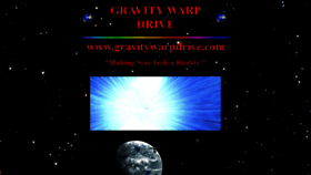 What Gravitywarpdrive.com website looked like in 2020 (3 years ago)