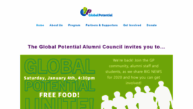 What Global-potential.org website looked like in 2020 (3 years ago)