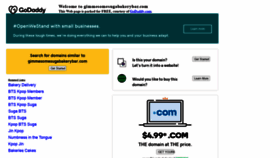 What Gimmesomesugabakerybar.com website looked like in 2020 (4 years ago)