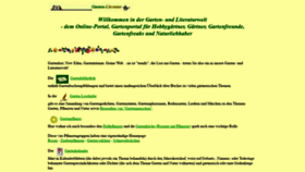 What Garten-literatur.de website looked like in 2020 (3 years ago)