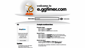 What Ggtimer.com website looked like in 2020 (3 years ago)
