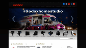 What Godox.com website looked like in 2020 (3 years ago)
