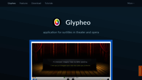 What Glypheo.com website looked like in 2020 (3 years ago)