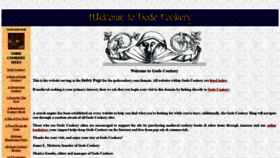 What Godecookery.com website looked like in 2020 (3 years ago)