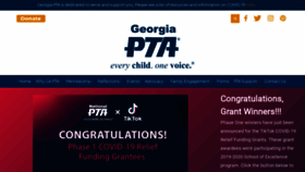 What Georgiapta.org website looked like in 2020 (3 years ago)