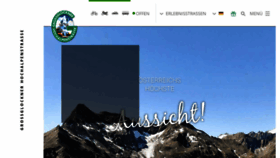 What Grossglockner.at website looked like in 2020 (3 years ago)