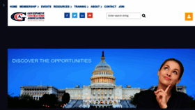What Govassociation.org website looked like in 2020 (3 years ago)