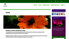 What Greenandnaturalliving.co.uk website looked like in 2020 (3 years ago)