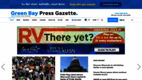 What Greenbaypressgazette.com website looked like in 2020 (3 years ago)
