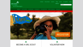 What Girlscoutsosw.org website looked like in 2020 (3 years ago)
