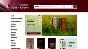 What Gebrkoster.nl website looked like in 2020 (3 years ago)
