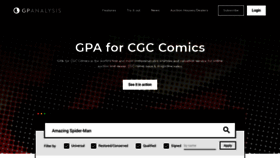 What Gpanalysis.com website looked like in 2020 (3 years ago)