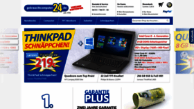 What Gebrauchtcomputer24.de website looked like in 2020 (3 years ago)