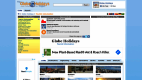 What Globeholidays.net website looked like in 2020 (3 years ago)