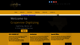 What Grapevinedigitizing.com website looked like in 2020 (3 years ago)