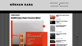 What Gokhan-kara.com website looked like in 2020 (3 years ago)