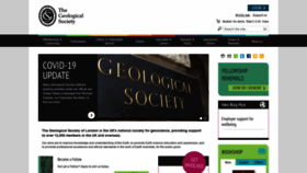What Geolsoc.org.uk website looked like in 2020 (3 years ago)