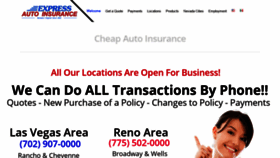What Goexpressautoinsurance.com website looked like in 2020 (3 years ago)