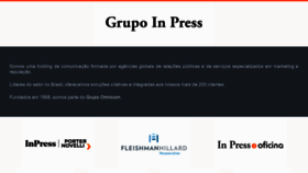 What Grupoinpress.com.br website looked like in 2020 (3 years ago)
