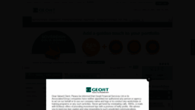 What Geojit.com website looked like in 2020 (3 years ago)