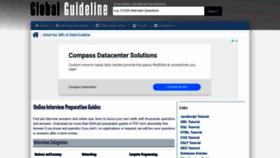 What Globalguideline.com website looked like in 2020 (3 years ago)