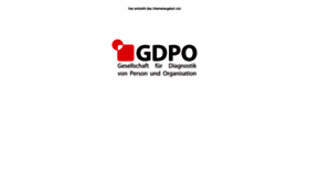 What Gdpo.de website looked like in 2020 (3 years ago)