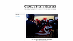 What Georgebillis.com website looked like in 2020 (3 years ago)