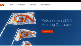 What Gnhearing.dk website looked like in 2020 (3 years ago)
